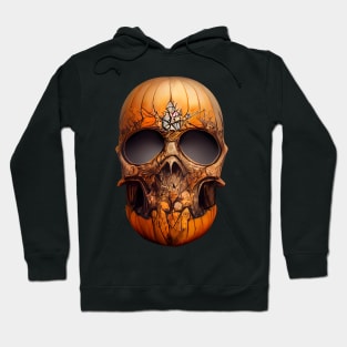 Pumpkin Skull Halloween Hoodie